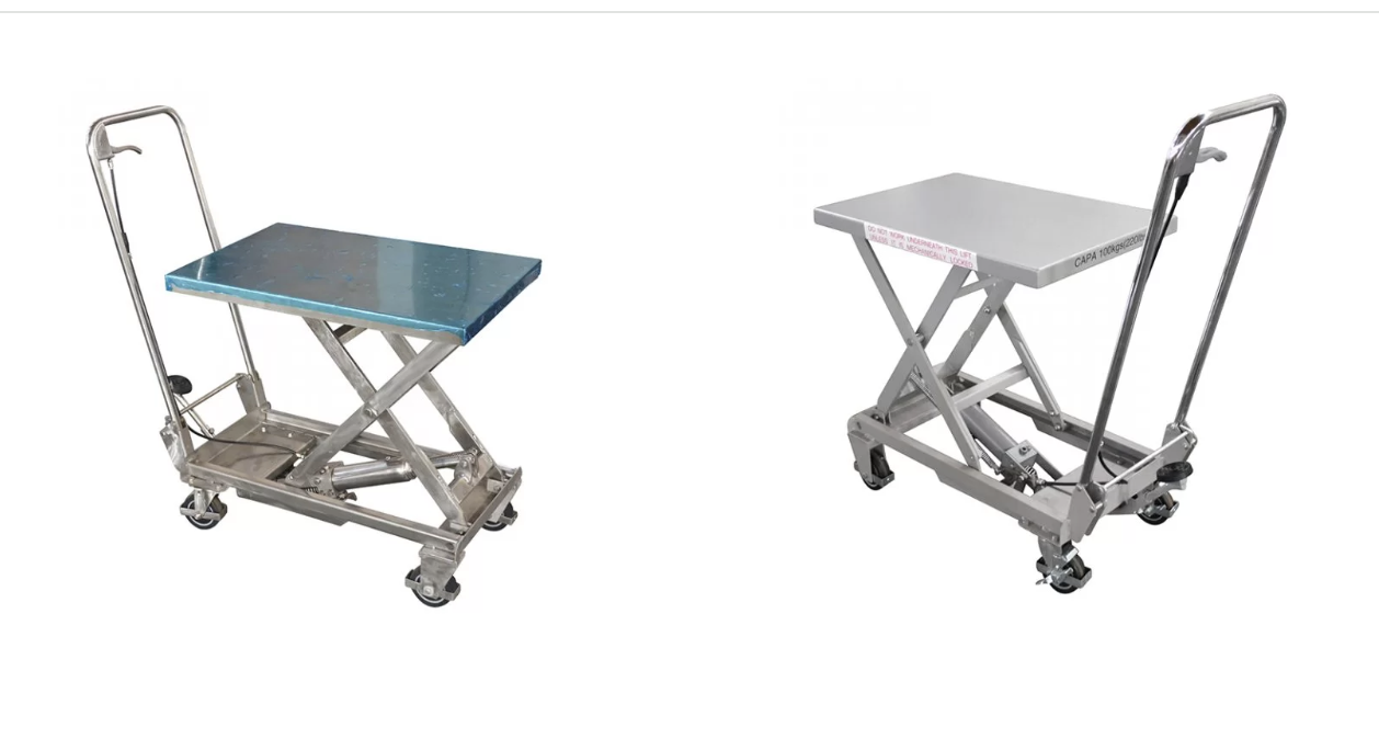 Tabela ngritëse çelik inox alumini / manual gërshërë BSA10